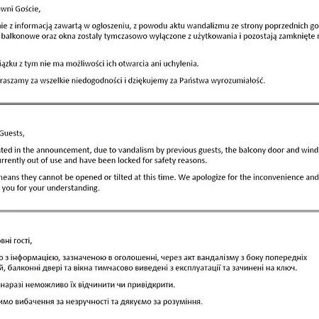 アパート Mazowiecka 29 L Samozameldowanie Self Check-in